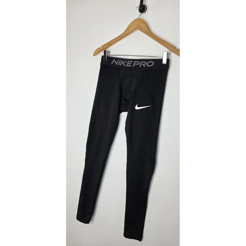 Nike Pro Compression Athletic Leggings Men's Size Small Black